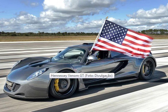 Hennessey Venom GT – O carro mais rápido do Mundo!